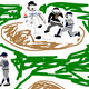 Illustration for article titled MLB Wont Let Us Show You Travis Snider Breaking His Bat Over His Knee, So Heres A Fucking Drawing I Did Instead